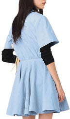 Flared Shirt Dress Flowering Girl