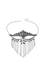 Delfina Rhinestone Tassel Mask Flowering Girl