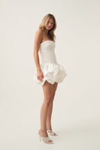 Violette Bubble Hem Mini Dress Flowering Girl