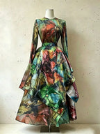 Melodee Printed Two-Piece Set Flowering Girl