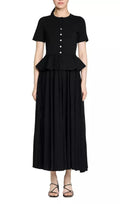 Judith Peplum Knit Maxi Dress Flowering Girl