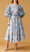 Jordin Floral Midi Dress Flowering Girl