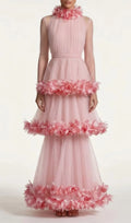 Serano Flower Tiered Maxi Dress Flowering Girl