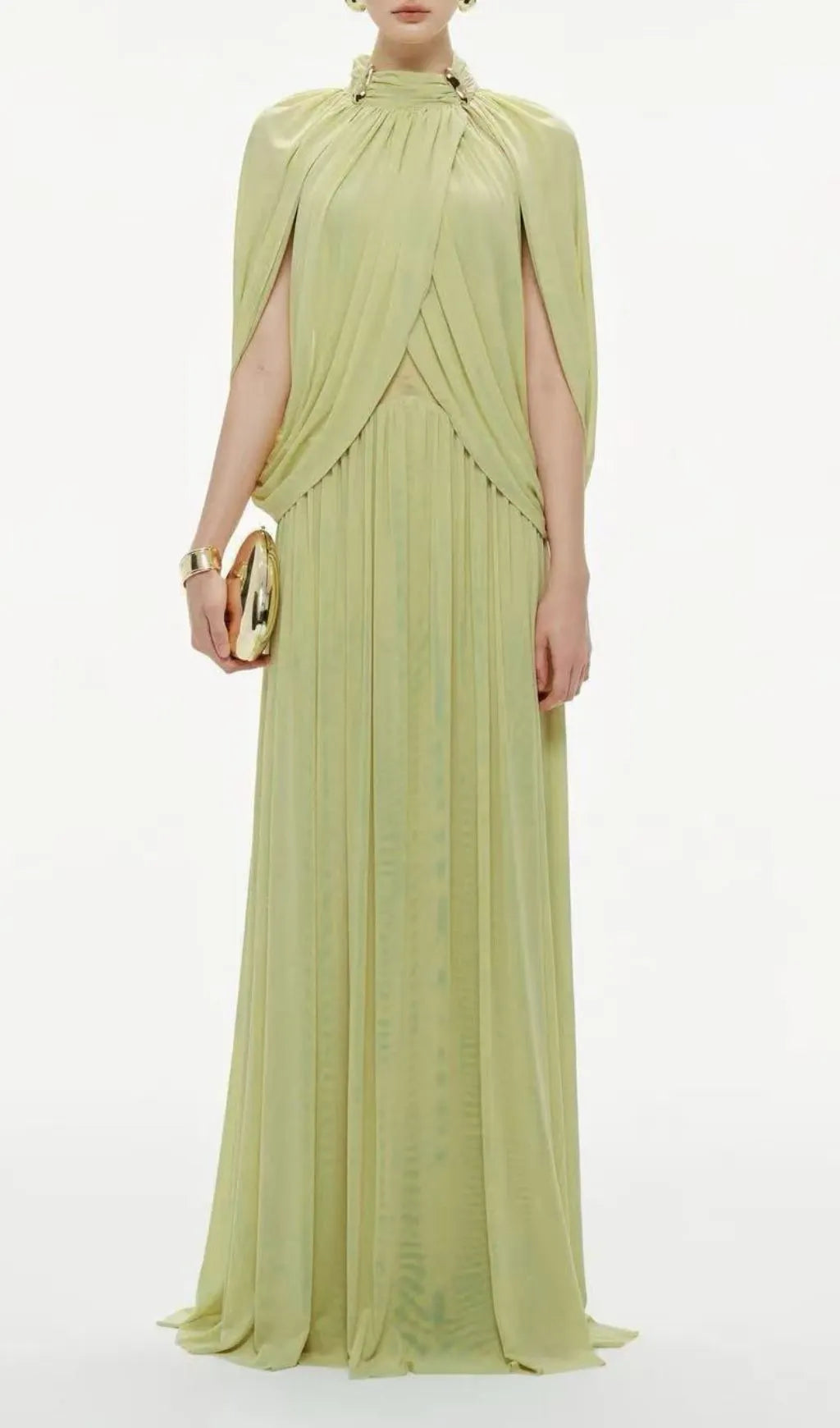 Jodell Pleated Maxi Dress Flowering Girl