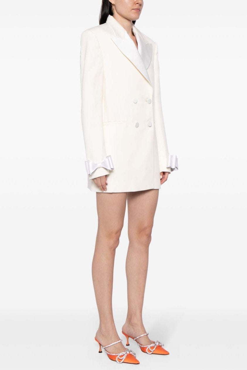 Crystal Bow-Detail Blazer Dress Flowering Girl