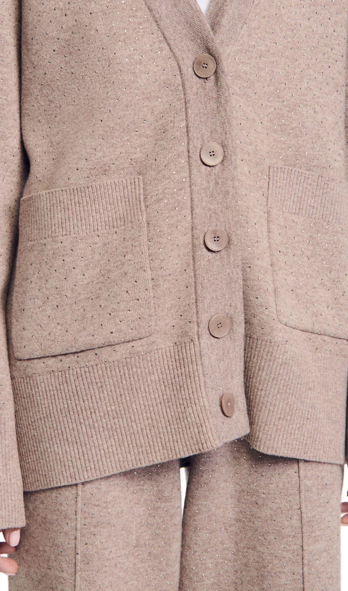 Vaddy Embellished Cardigan Flowering Girl