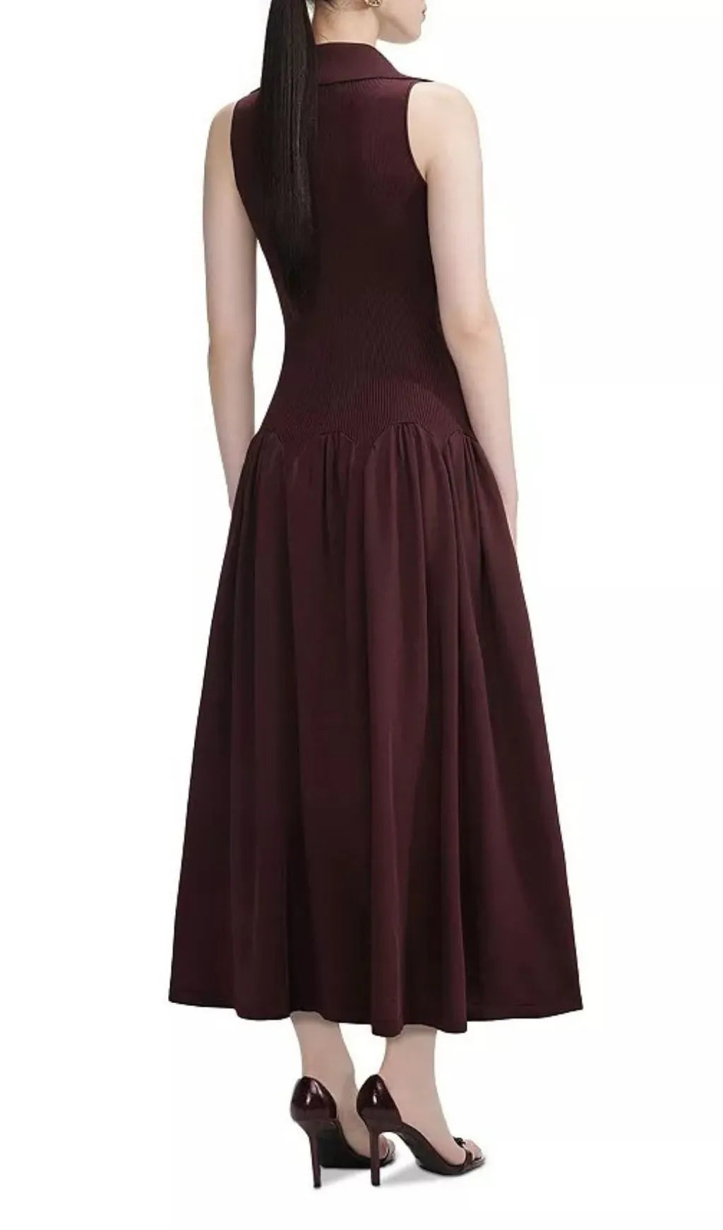 Ribbed Midi Dress Flowering Girl