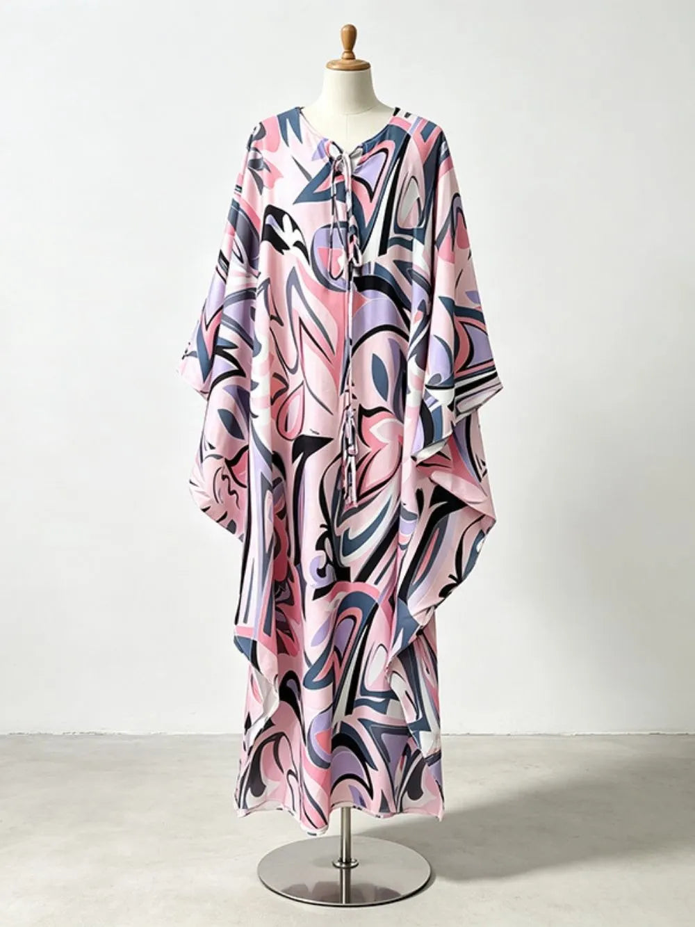 Malvina Printed Long Sleeve Maxi Dress Flowering Girl