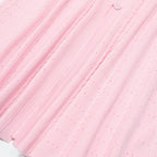 Kilenya Light Pink Knit Short Sleeve Midi Dress Flowering Girl