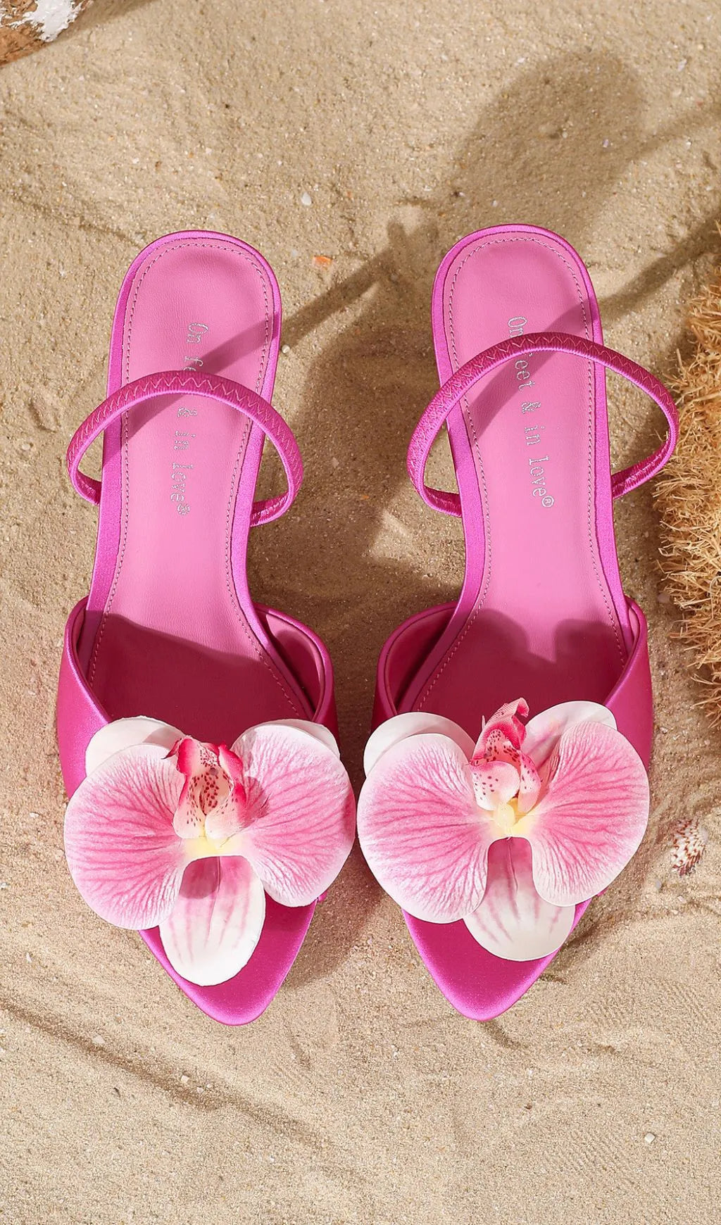 Hollace Pink Flower Sandals Flowering Girl