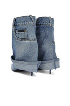 MilIano Denim Trouser Ankle Bootie Flowering Girl