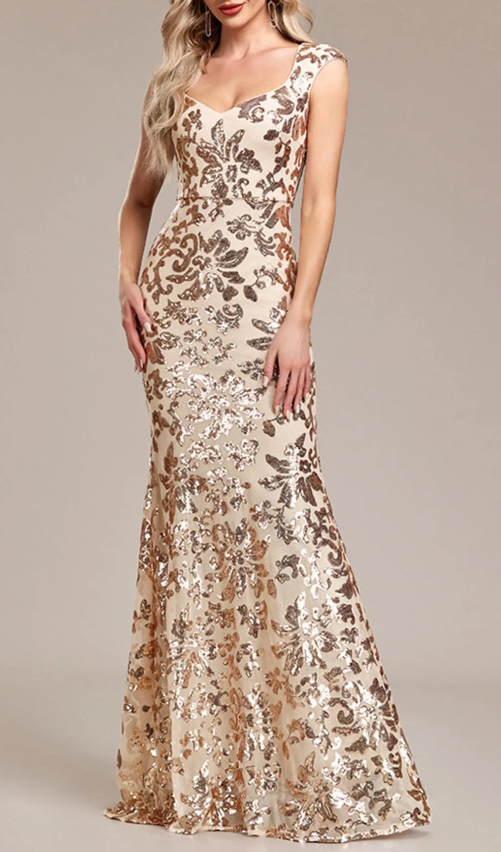 Arzilla Sequin Gown Flowering Girl