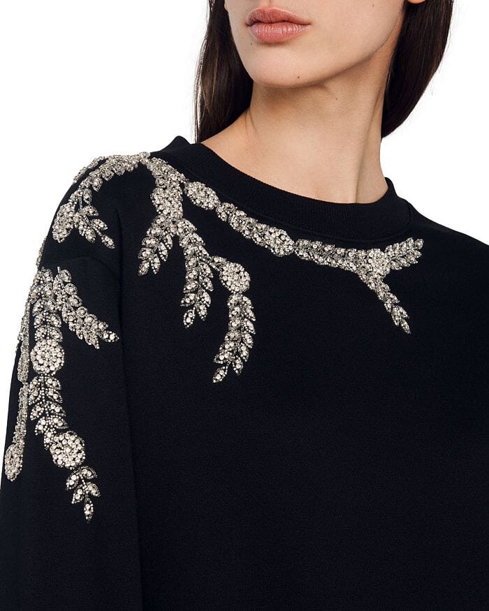 MARCEAU EMBELLISHED SWEATSHIRT Flowering Girl