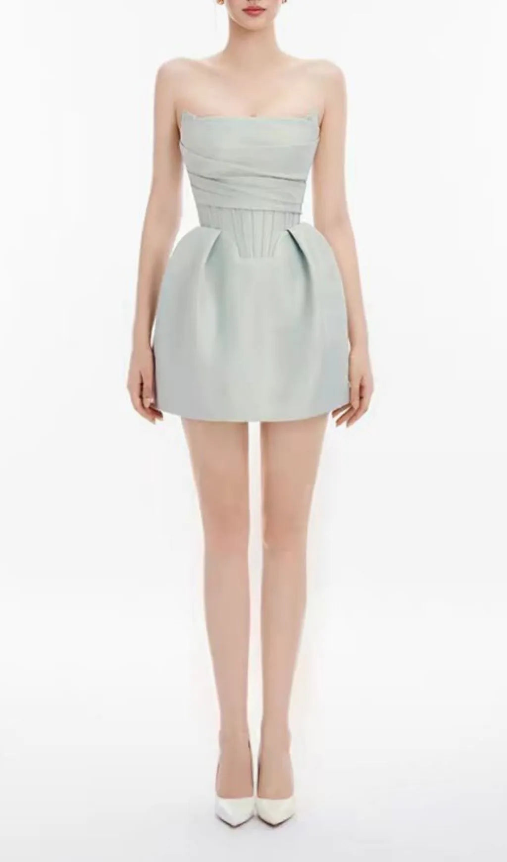 Lilka Strapless Corset Mini Dress Flowering Girl