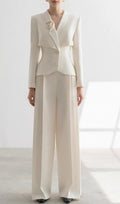 Caresse Flower Decor Blazer & Pants Set Flowering Girl