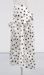 Iwan Dot Midi Skirt Flowering Girl