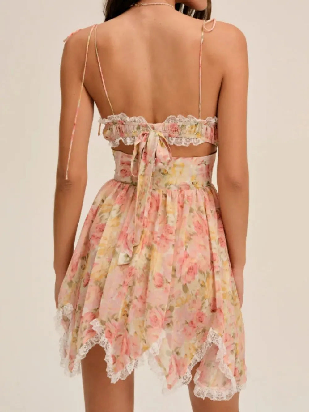 Cortez Floral Mini Dress Flowering Girl