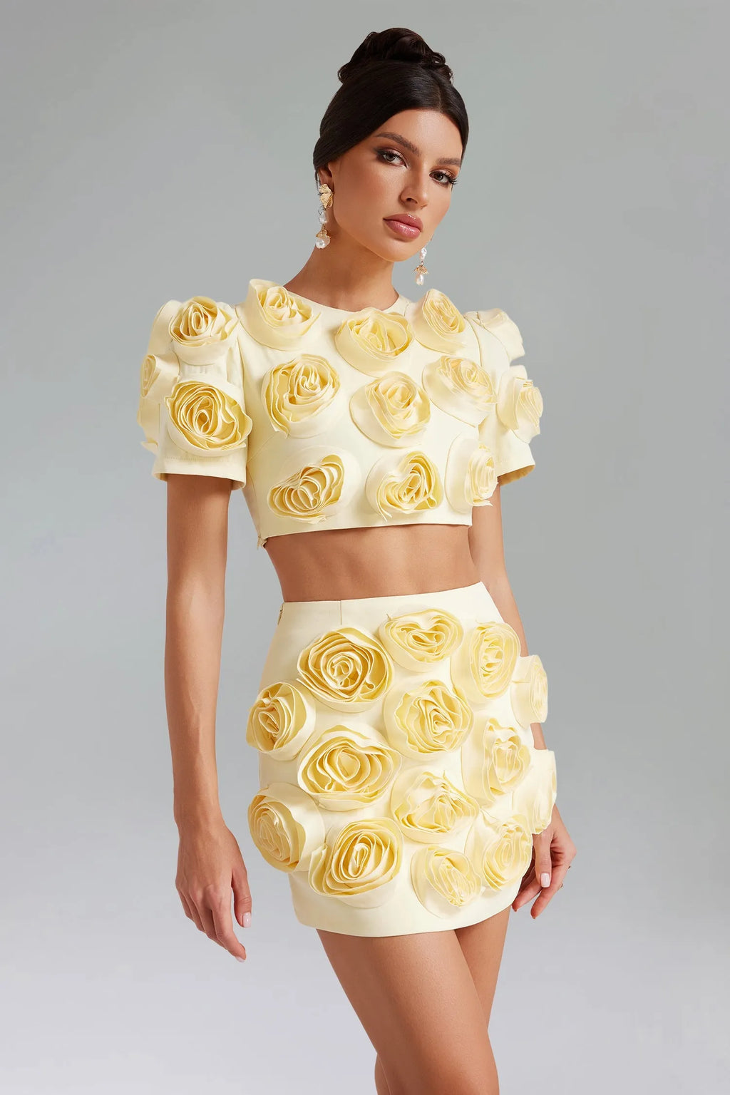 Salla Flower Short Sleeves Set Flowering Girl