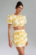 Salla Flower Short Sleeves Set Flowering Girl