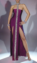 Bubba Bandage Maxi Dress With Diamond Choker And Bracelet Flowering Girl