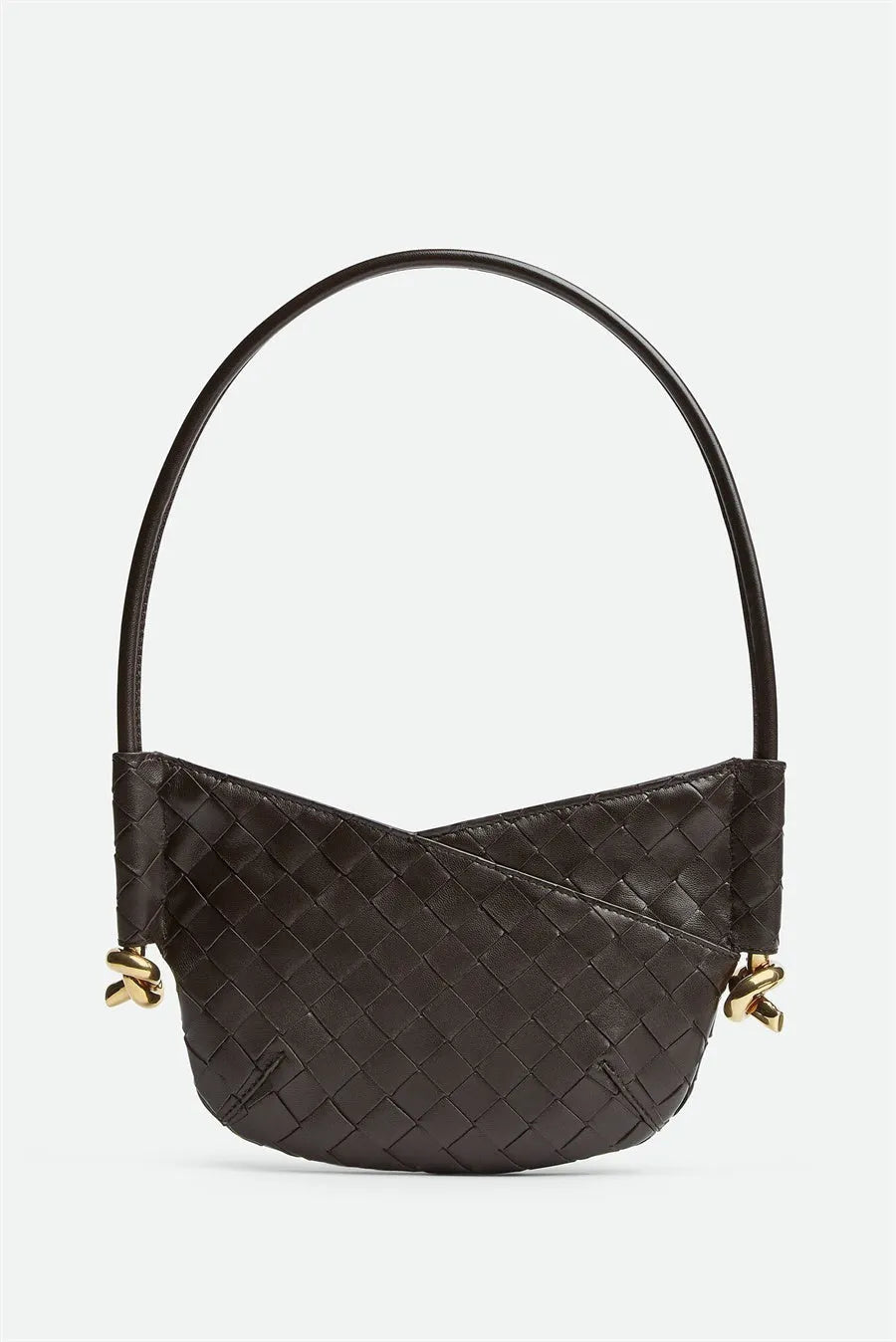 Azalea Weave Mini Shoulder Bag - Chocolate Flowering Girl