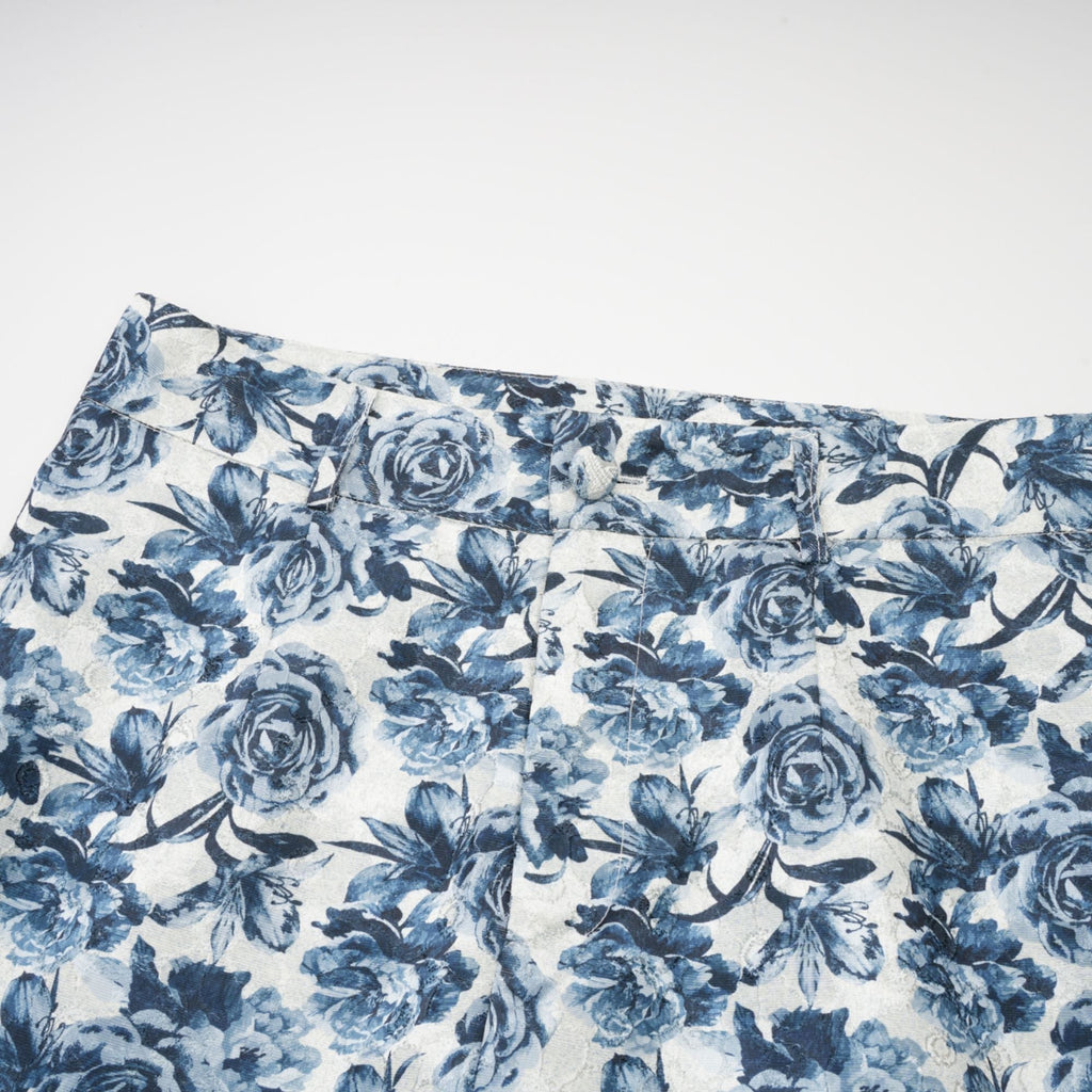 Morgane Floral-Print Jacket & Trousers Matching Set Flowering Girl