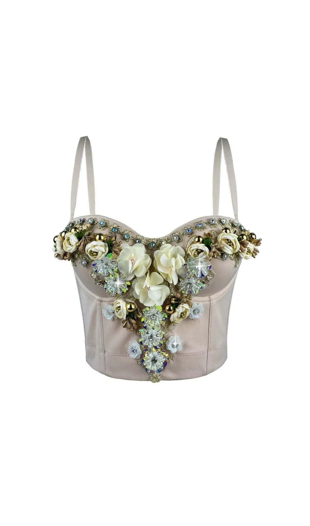 Fallon Flower Crop Top Flowering Girl