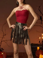 Embrisa Eyelet Fringe Skirt Flowering Girl