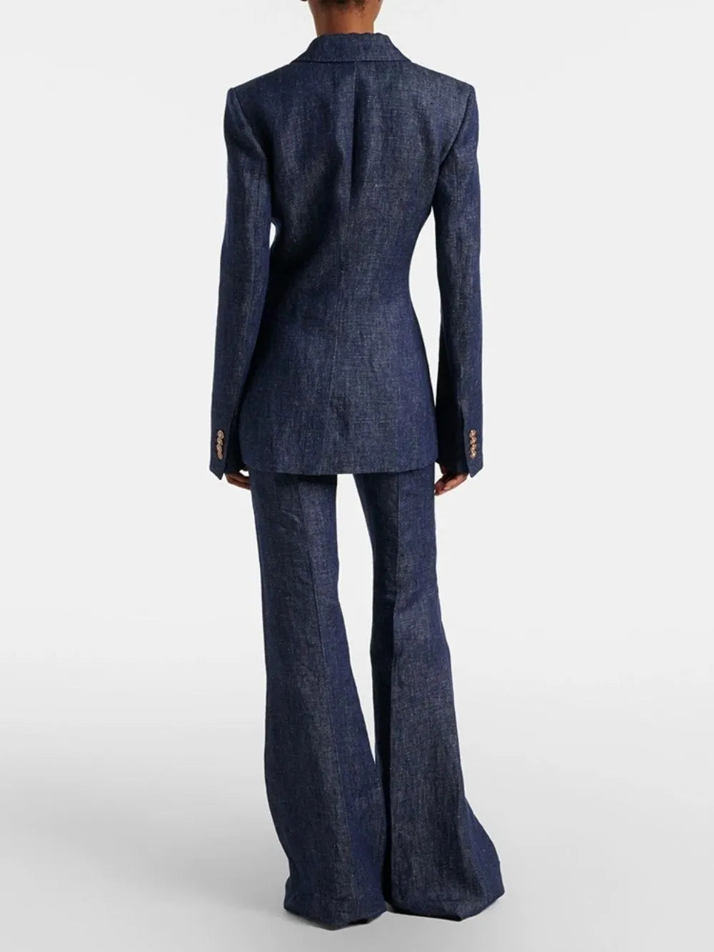 Makya Blue Blazer Set Flowering Girl