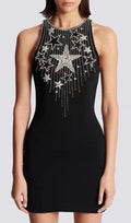 Abelia Stars Embroidered Mini Dress Flowering Girl