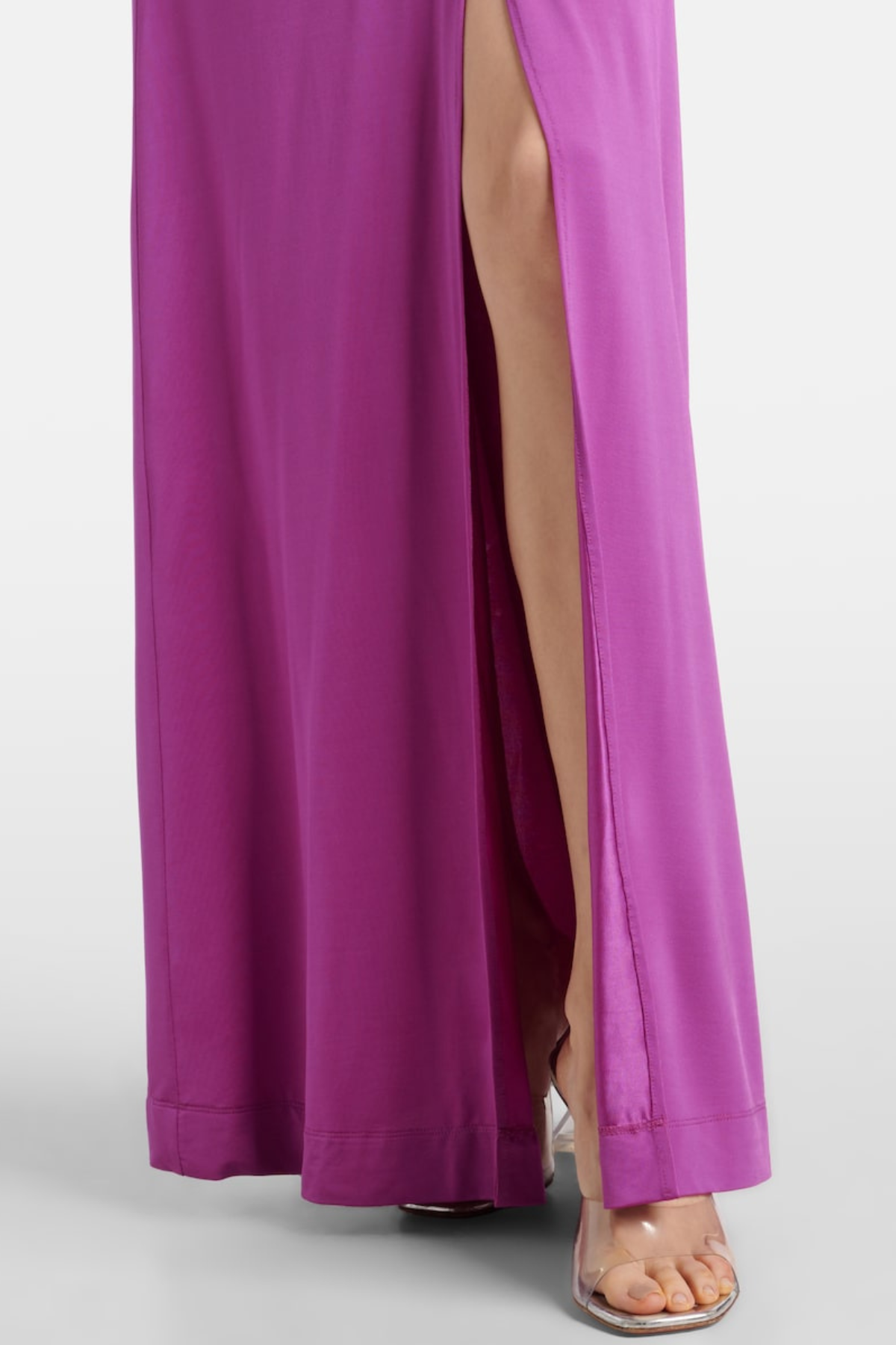Trisa Crystal Embellished Cutout Maxi Dress - Purple Flowering Girl