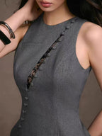 Mîna Sleeveless Lace Mini Dress Flowering Girl