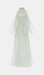 Halona Halter Mesh Maxi Dress Flowering Girl