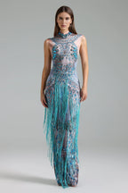 Verza Diamond Setting Sleeveless Maxi Dress Flowering Girl
