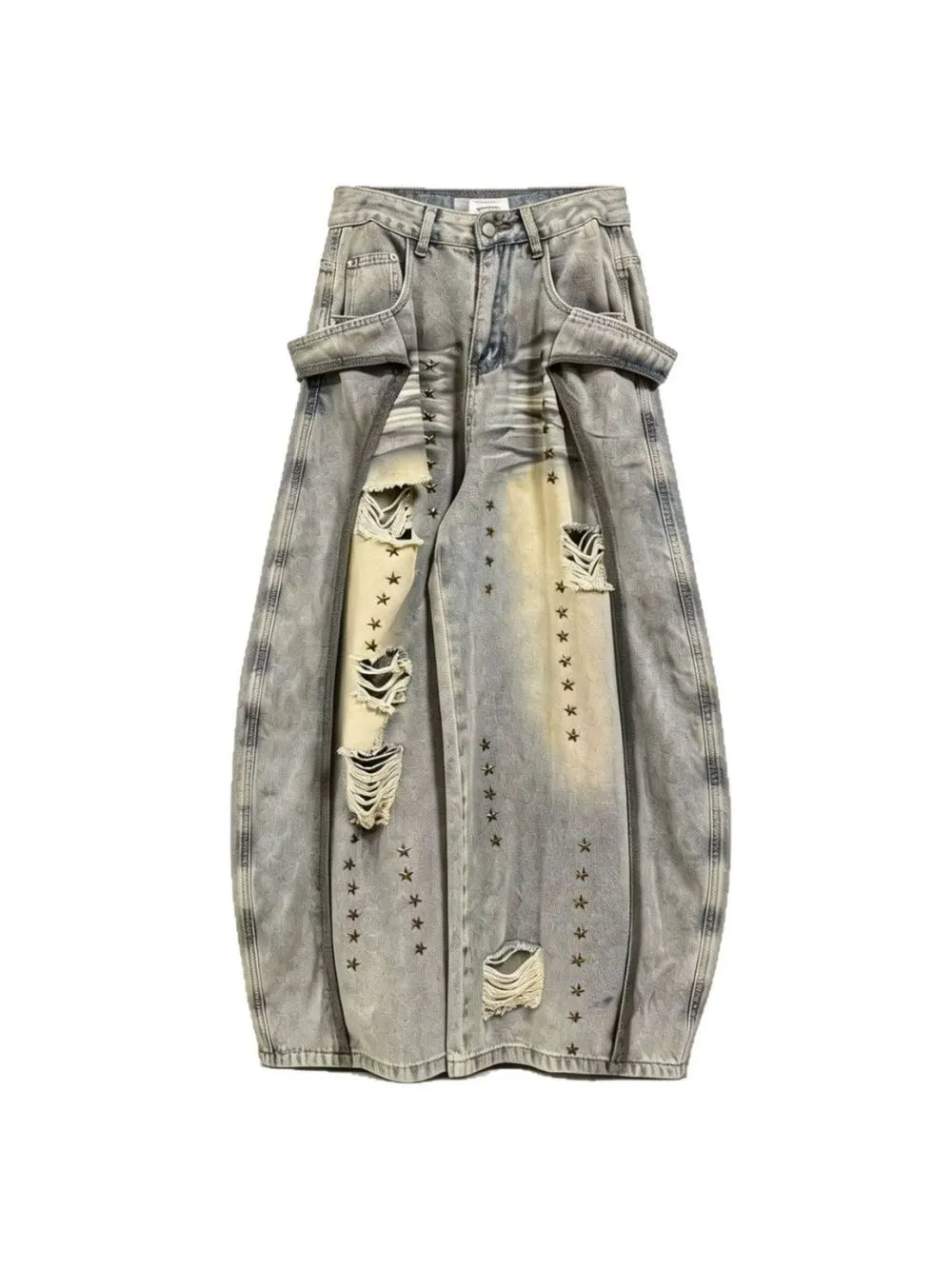 Malkia Star-studded Jeans Flowering Girl