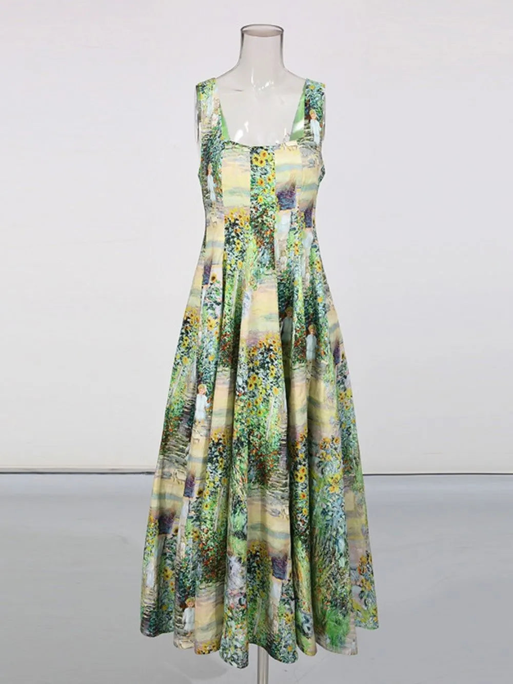 Kallima Strappy Printed Maxi Dress Flowering Girl