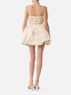 Michela Bow-Front Mini Dress Flowering Girl