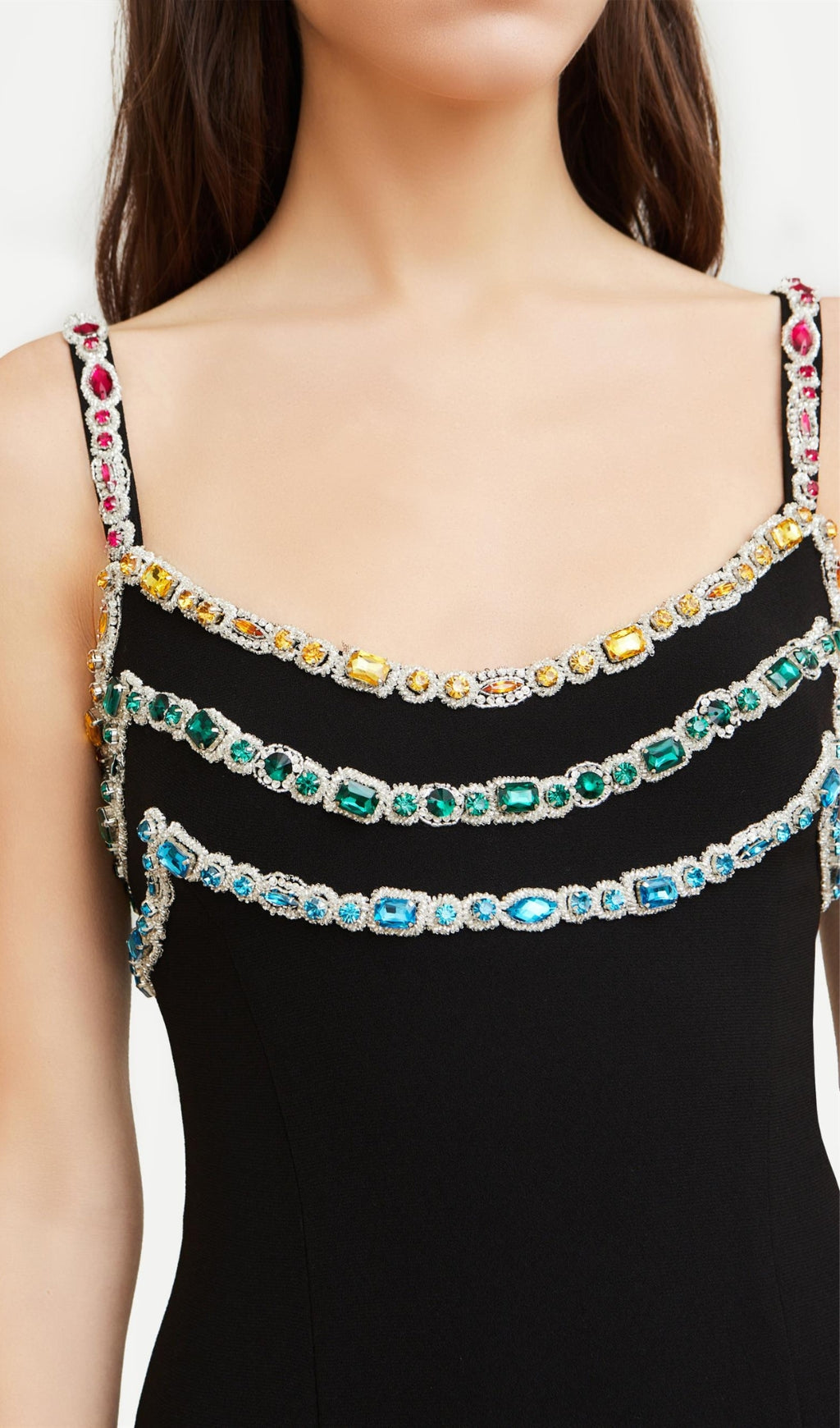 Aeliana Rhinestone Bandage Dress Flowering Girl
