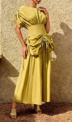 Alderyn Drawstring Maxi Dress Flowering Girl