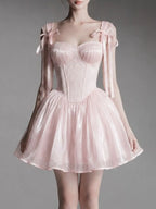 Maison Lace Mini Dress Flowering Girl