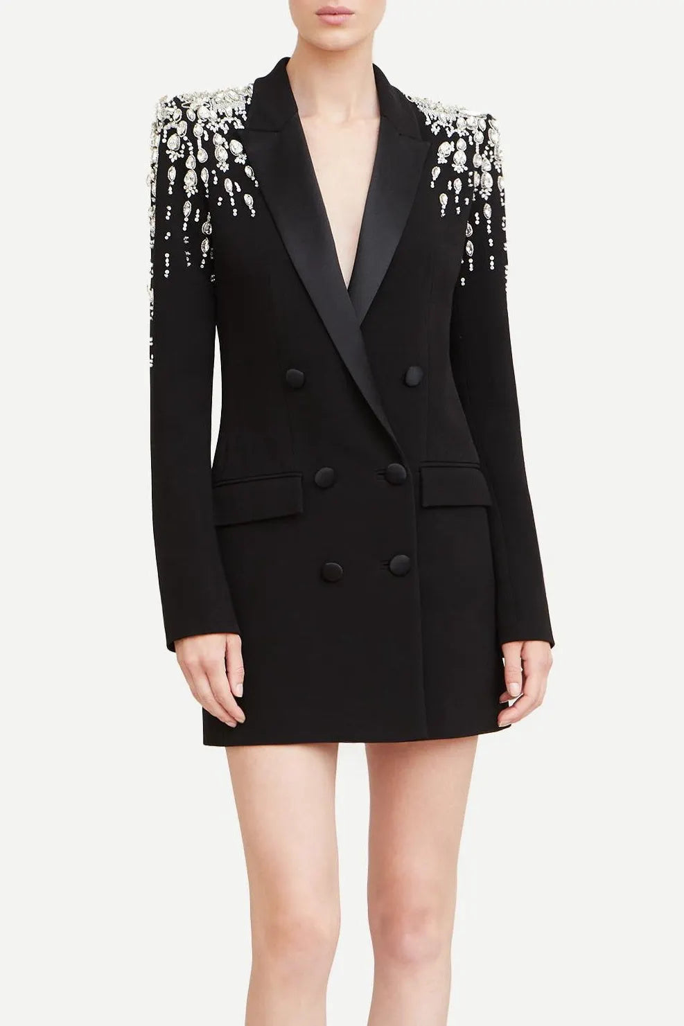 Aurora Crystal Embellished Blazer Dress Flowering Girl