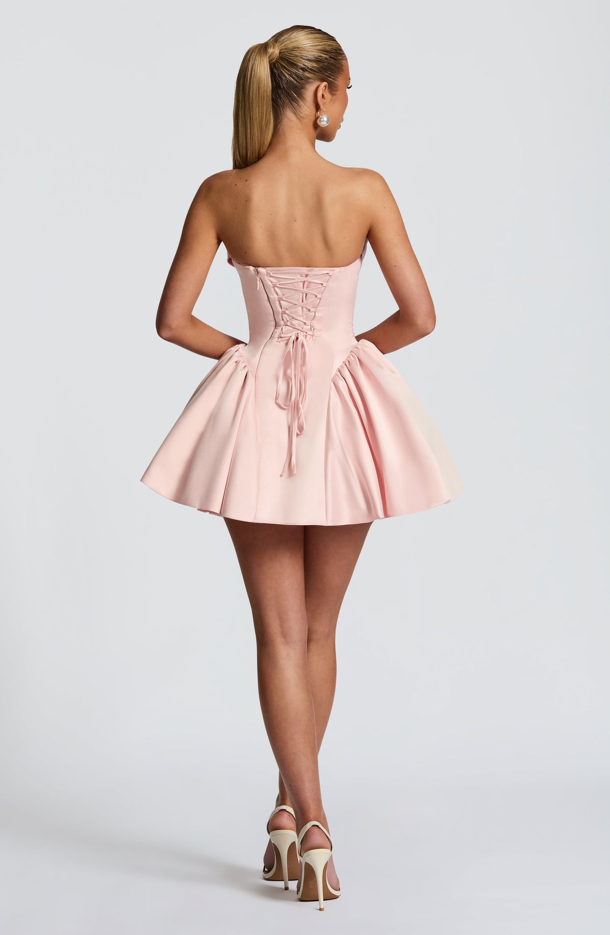 Trinity Mini Dress - Blush Flowering Girl