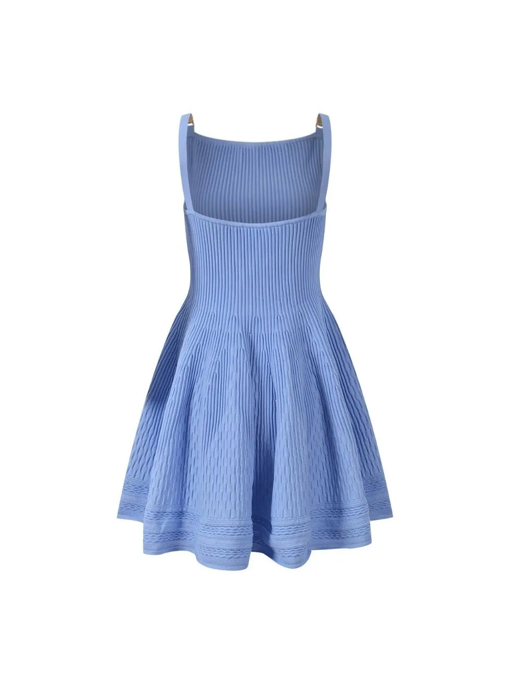 Square Neck Skater Mini Dress Flowering Girl