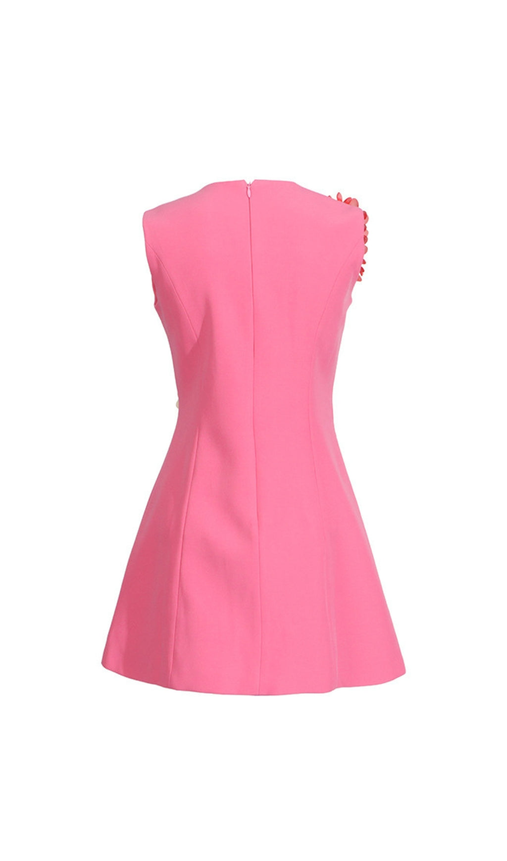 Erica Pink Flower Mini Dress Flowering Girl