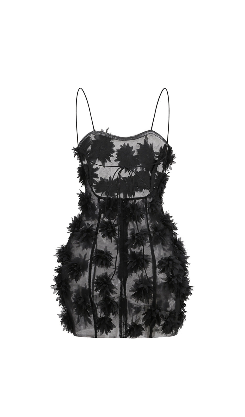 Briseis Flower Embellished Mini Dress Flowering Girl