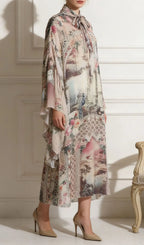 Kennice Printed Maxi Dress Flowering Girl