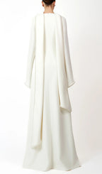 Hidi Shawl Long Sleeve Maxi Dress Flowering Girl