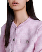 PALE PINK MENTHE CARDIGAN Flowering Girl