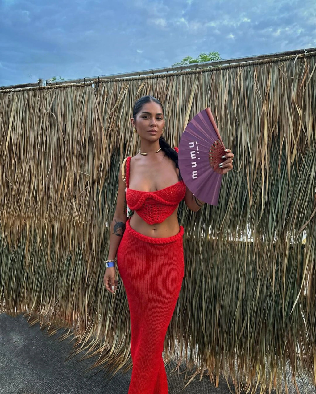 Red Pia Flowering Girl