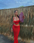 Red Pia Flowering Girl